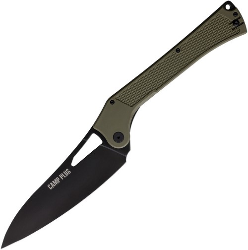 Ontario Camp Plus EDC Linerlock Pocket Knife Green - ON4325 