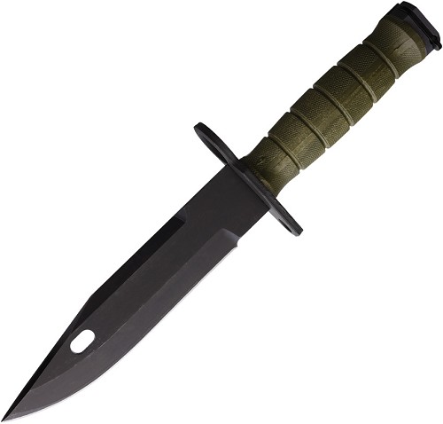 Ontario M-9 Combat Knife Green No Saw - ON6221 