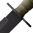 ON6221 Ontario M-9 Combat Knife Green No Saw 