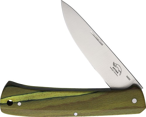 OTTER-Messer Folder Pocket Knife Finn Wood - OTT155STABGR 