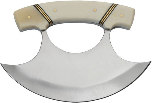 Ulu Knife White Bone - PA8026BO 