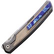 PE48 Pena Sicario Framelock Pocket Knife Antique White Micarta 