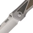 PE62 Pena Mula Framelock Pocket Knife Tanto Green Micarta Black 