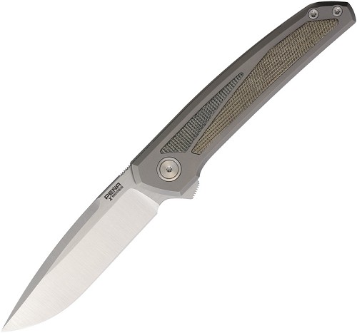 Pena Cobra Framelock Pocket Knife Green Black - PE76 