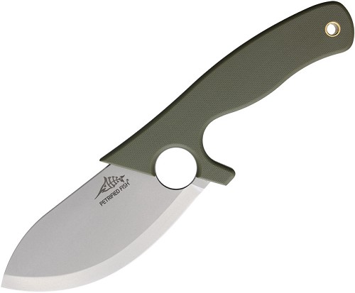 Petrified Fish EEL Fixed Blade Knife Green - PFKH01GRW 
