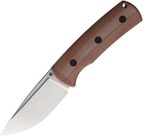 Petrified Fish Beluga Fixed Blade Knife Brown - PFKP01FBRMS 