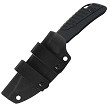 Petrified Fish Barracuda Fixed Blade Knife Black - PFKP16DDW 