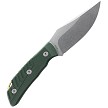Petrified Fish Barracuda Fixed Blade Knife Green - PFKP16GRMW 