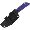 Petrified Fish Barracuda Fixed Blade Knife Purple - PFKP16PGAW 
