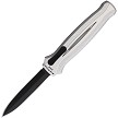 Piranha Knives Automatic Rated-X OTF Pocket Knife Silver - PKCP20ST 