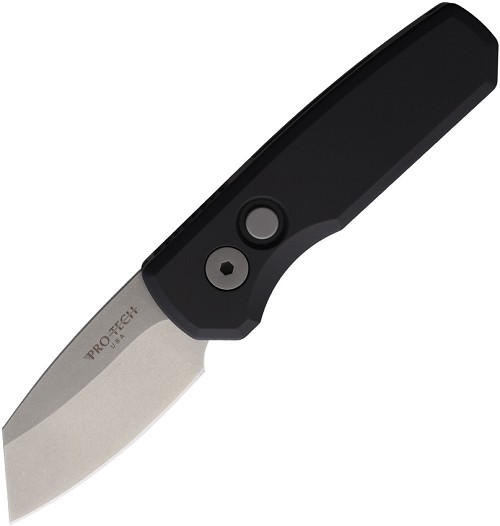 Pro Tech Automatic Pocket Knife Runt 5 Black Handle - PTKR5201 