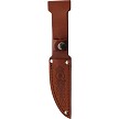QAWB63 Queen Small Hunter Fixed Blade Knife Amber Winterbottom 