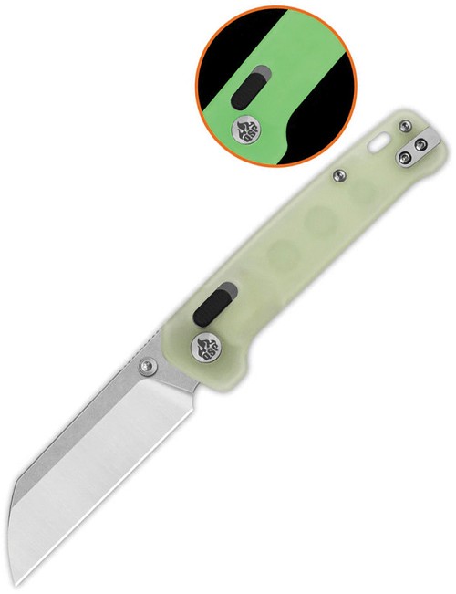 QSP Penguin Glyde Lock Pocket Knife Glow in the Dark - QS130GLH1 