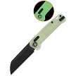 QSP Penguin Glyde Lock Pocket Knife Black Stonewash Glow in the Dark - QS130GLH2 