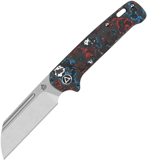 QSP Knife Penguin Slip Joint Pocket Knife Nebula Carbon Fiber - QS130SJF1 