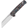 QSP Knife Penguin Plus Framelock Pocket Knife Carbon Fiber - QS130XLG1 