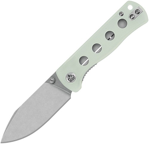 QSP Knife Canary Linerlock Pocket Knife Jade G10 - QS150E1 