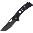 QSP Unicorn Button Lock Pocket Knife Purple G10 - QS156B2 