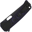 QS156B2 QSP Unicorn Button Lock Pocket Knife Purple G10 