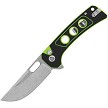 QSP Unicorn Button Lock Pocket Knife Neon G10 - QS156C1 