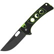 QSP Unicorn Button Lock Pocket Knife Neon G10 - QS156C2 