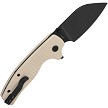 QS163B2 QSP Chefmaster Linerlock Pocket Knife Ivory 
