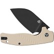 QS163B2 QSP Chefmaster Linerlock Pocket Knife Ivory 