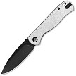 QSP Ferret Linerlock Pocket Knife Black Aluminum Foil - QS170D2 