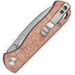 QSP Ferret Linerlock Pocket Knife Stonewash Copper Foil - QS170E1 