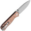 QSP Ferret Linerlock Pocket Knife Stonewash Copper Foil - QS170E1 