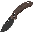 QSP Elk Glyde Lock Pocket Knife Glow Brown - QS173A2 