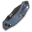 QSP Elk Glyde Lock Pocket Knife Blue Micarta - QS173B2 