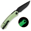 QSP Coyote Button Linerlock Pocket Knife Glow in the Dark - QS174B2 