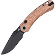 QSP Coyote Button Linerlock Pocket Knife Copper - QS174C2 
