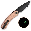 QSP Coyote Button Linerlock Pocket Knife Copper - QS174C2 