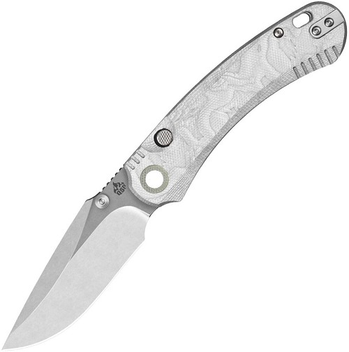 QSP Coyote Button Linerlock Pocket Knife Aluminum - QS174D1 
