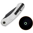 QSP Coyote Button Linerlock Pocket Knife Aluminum - QS174D2 