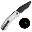 QSP Coyote Button Linerlock Pocket Knife Aluminum - QS174D2 