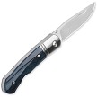 QSP Heron Slip Joint Pocket Knife Blue Bone - QS175C 