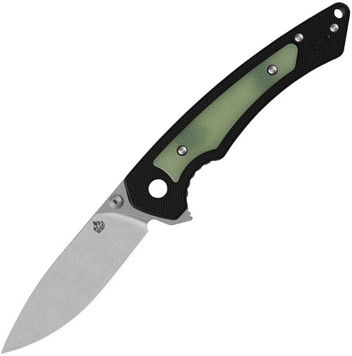 QSP Peregrine Linerlock Pocket Knife Black Glow - QS177A1 