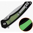 QSP Peregrine Linerlock Pocket Knife Black Glow - QS177A1 