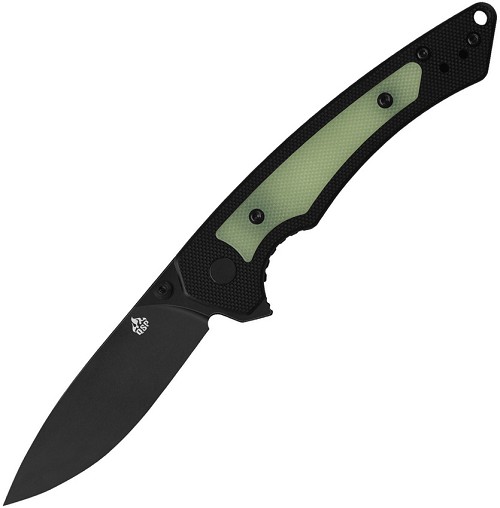 QSP Peregrine Linerlock Pocket Knife Black Glow - QS177A2 
