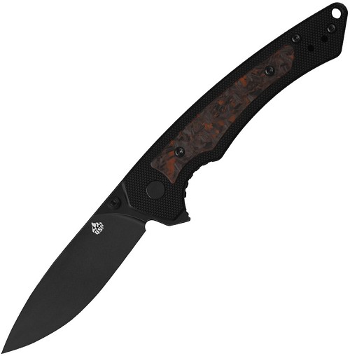 QSP Peregrine Linerlock Pocket Knife Orange Glow - QS177B2 