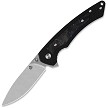 QSP Peregrine Linerlock Pocket Knife Blue Carbon Fiber - QS177C1 