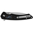 QSP Peregrine Linerlock Pocket Knife Blue Carbon Fiber - QS177C1 