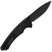 QSP Peregrine Linerlock Pocket Knife Blue Carbon Fiber - QS177C2 