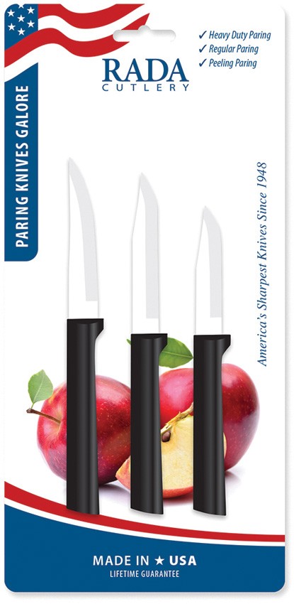 Rada Paring Knives Galore Set Black - RDCDG201 