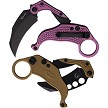 REA122 Reate EXO-K Button Lock Pocket Knife Purple Black 
