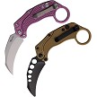 Reate EXO-K Button Lock Pocket Knife Purple Stonewash - REA123 