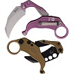 REA123 Reate EXO-K Button Lock Pocket Knife Purple Stonewash 